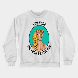 Yoga Horse Crewneck Sweatshirt